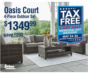 35 reactions | ✨ Get Your Backyard Memorial Day Ready! ✨ It's time to make your backyard the ultimate Memorial Day gathering spot! Stine has everything you need to create the perfect space for family and friends. And guess what? This weekend is our Tax-Free Event! That means extra savings on all your backyard upgrades. Shop now and let's make this Memorial Day unforgettable!  | Stine Home + Yard | Facebook