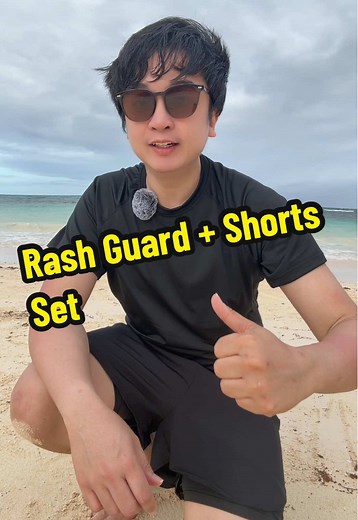 Stylish Rash Guard and Shorts Set for Summer Fun
