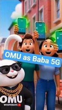 OMU BABA 5G | FUNNY CARTOON SHORT | WHISPERDOTS #cartoon #animetedcomedy #funnyshort #viralshort