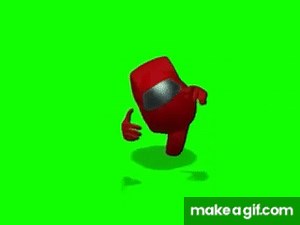 Amongus default dance on Make a GIF