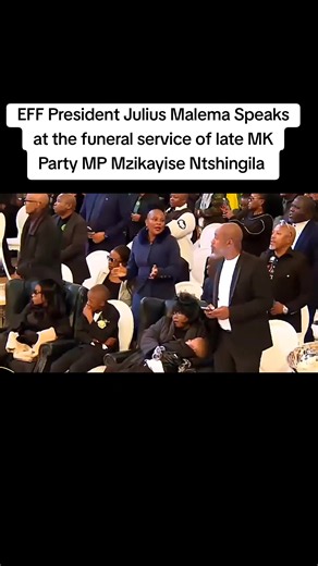 Julius Malema Speaks at Mzikayise Ntshingila Funeral