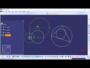 03 CATIA V5 | Tutorials | Sketch | Circle