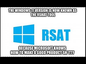 How To Install RSAT Tools on 24H2/25H2 Windows 11 - Plan on Coffee or a Smoke