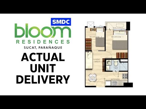 SMDC Bloom Residences Actual Unit Delivery 2-Bedroom with Balcony