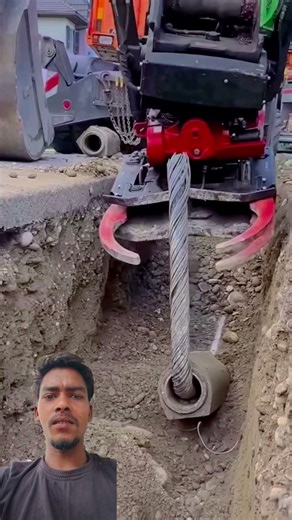 the machine has been modified to pull the cable line. 😱