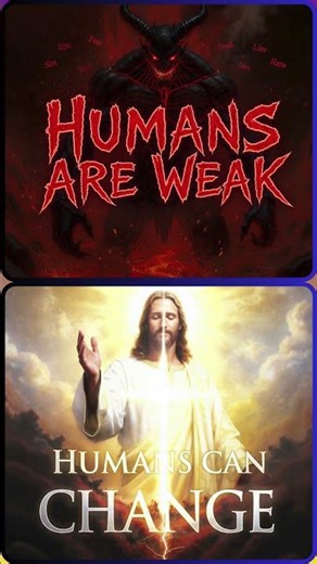 Heaven vs Hell 😇🔥 | Devil Lies, Jesus Truth | Good vs Evil #Shorts