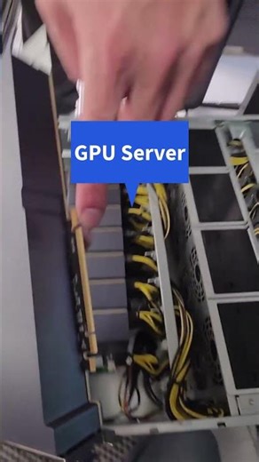 AI GPU Server Maintenance 🔧 | Replacing GPU Accelerator Card in Data Center #shorts
