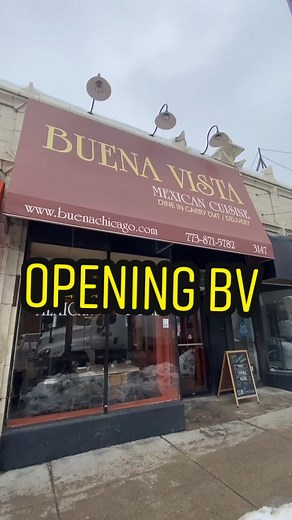 Let’s open Buena Vista with Mama Ramirez! #smallbusiness #lakeview #mexicanfood #chicago #restaurant