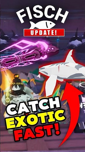 😱 DO THIS CATCH EXOTICS *FAST?* | Fisch Update Money Farm METHOD #fisch