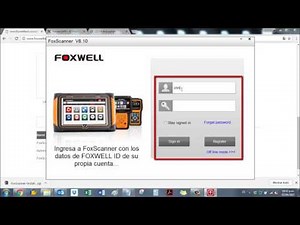 Actualizacion de Escaner Foxwell mediante FoxScanner