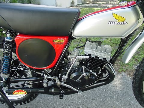 1975 FMF Honda CR125 Elsinore Restoration. Classic Vintage Motocross Bike