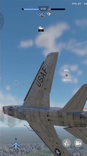 The F-100D is fast as F$%& | War Thunder Mobile #wtmobile #shorts #f100