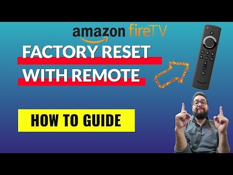 HOW TO FACTORY RESET FIRESTICK WITH JUST THE REMOTE NO SETTINGS !