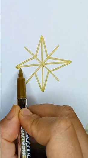 How to draw an eight-pointed star #drawing #art #star #drawingstar