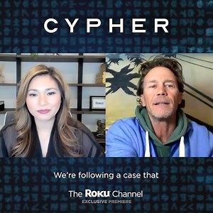 We sat down with the cast of CYPHER to get a closer look at The #Roku Channel's first Exclusive Premiere. | Roku
