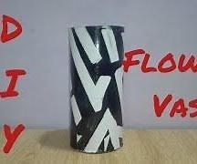 How to Make Flower Vase With PVC Pipe|Easy Vase|Beautiful Vase