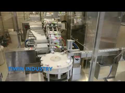 Effervescent Tablet Tube Filling & Cartoning Production Line#machine #tablet #factory #demo