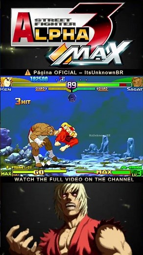 KEN'S INSANE COMBO IN STREET FIGHTER ALPHA 3 MAX
