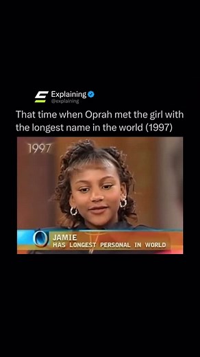 Explaining | In 1997, The Oprah Winfrey Show featured a truly unforgettable guest: a 12-year-old girl who held the Guinness World Record for the longest... | Instagram