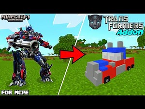 NEW! Transformers Addon For Minecraft Pocket Edition | New Characters And Features | Mod For MCPE🔥🔥🔥