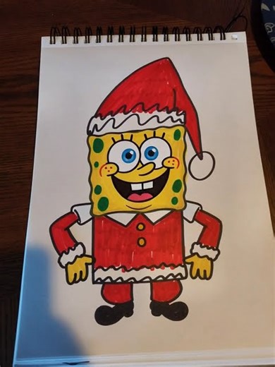 # ho ho I'm SpongeBob Claus 😀🎅🎄🎨✏️ Ai