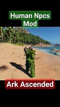 Ark Survival Ascended: Human Npcs Mod 🤓 #arksurvivalascended #ark #shorts