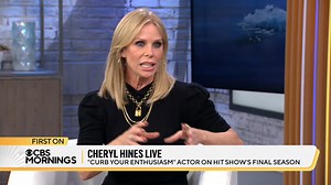 “I am so fortunate that we’ve come this far”: Cheryl Hines shares what it’s like improvising with Larry David on #CurbYourEnthusiasm, drawing inspiration from real-life events for the show’s storylines — and reflects on the upcoming conclusion of the series in April. | CBS Mornings