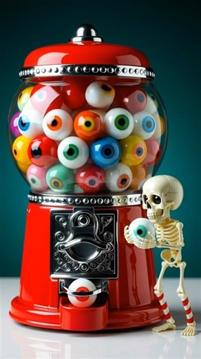 Gumballs or Eyeballs?! | A Horrifying 3D AI Snack