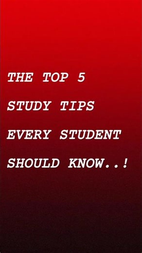 5 Study Tips That Actually Work..! #studyhacks #studytips #youtubeshort #viralvideo