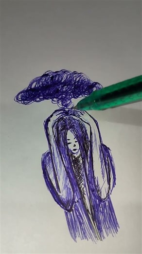 Depression|Overthink|Mental illness🚫#skech #shortsfeed #shortvideo #youtubeshorts #ytshorts #art