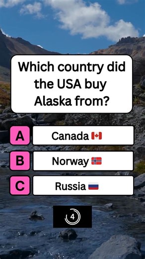 Which country did the USA buy Alaska from? #shorts #usa #quiz