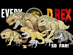 EVERY Jurassic World Rebirth DISTORTUS REX figure released so far! D rex!!!