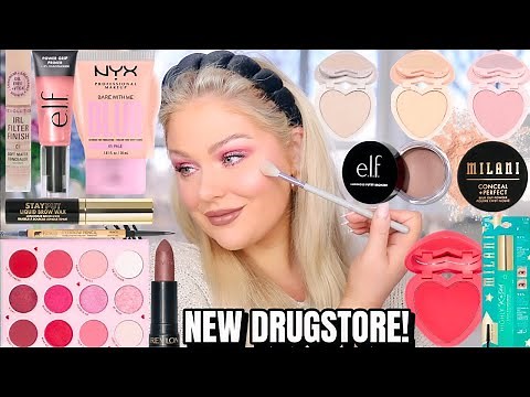 TESTING VIRAL *NEW* DRUGSTORE MAKEUP 2023 😍 FIRST IMPRESSIONS MAKEUP TUTORIAL | KELLY STRACK