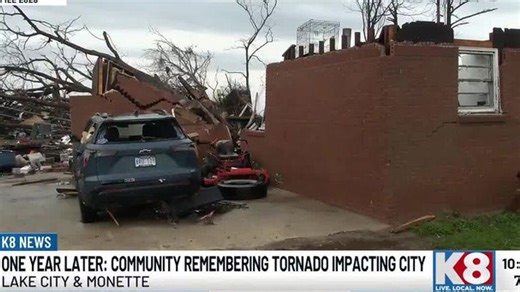 Lake City and Monette mark one year since EF3 tornado | Haystack News
