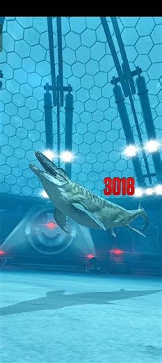 rebirth MOSASAURUS Vs DUNKLEOSTEUS - Jurassic world the game #shortvideo #jurassicworld