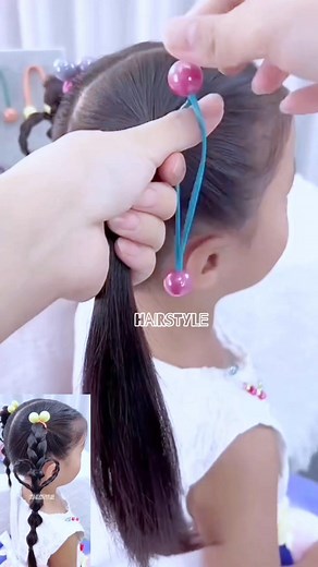 Simple tutorial for styling Girls' hair || Tutorial simpel menata rambut anak perempuan #foryou #fyp #beautytutorials #hairstylestutorials #childreenhairstyle #viral #hairstylesforkids #reels #hairbraiding #concistency #hairservice #salon #beautyservice | Septii Borneng