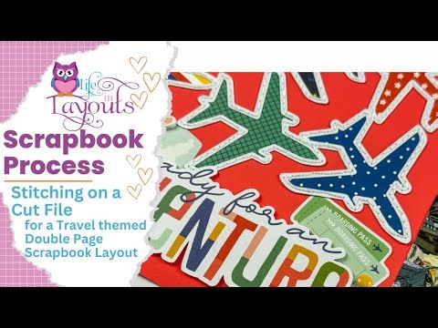 Ready for an Adventure - Simple Stories - Pack Your Bags - Scrapbook Process - Life in Layouts