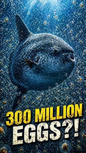 Top 5 Fish That Lay the MOST Eggs (300 Million?!) 🤯#Top5 #FishFacts #OceanFacts #wildlife #fish