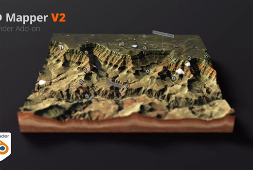 Blender Add-on - 3D Mapper v2