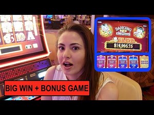 Big Win | Bonus Game | Dancing Drums | High Limit Slot Machine | Wynn Las Vegas