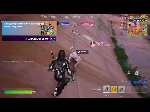 Fortnite - Damage Opponents With Melee Weapons (Overwatch Quests)