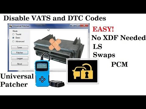 Disable DTC codes And Disable Vats With Universal Patcher
