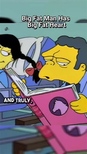 Big Fat Man Has Big Fat Heart #simpsons #shorts #thesimpsons #funny #funnyvideo