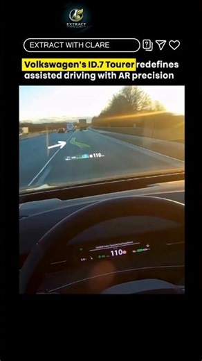 This Car Projects Navigation Directly Onto the Road 🤯 #shorts