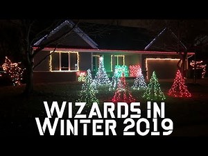 Christmas Lights To Music(Wizards In Winter)-Arduino Christmas Light Show 2019
