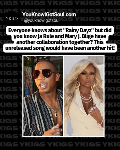 YouKnowIGotSoul.com | "Streets Raised Me" was set to appear on Ja Rule's fourth album "The Last Temptation". Mary J. Blige did what Mary does on this record with... | Instagram