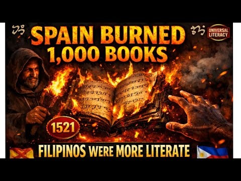 "Spain Found Filipino Reading Books in 1521... Then BURNED Them All"