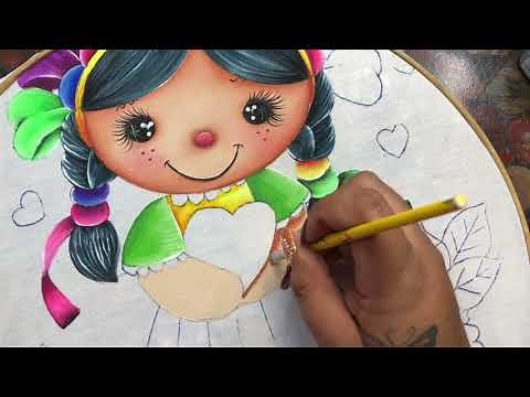Como pintar muñeca lele video 5