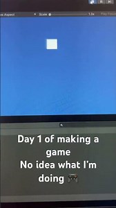 Learning Unity from zero. Day 1 #gamedev #unity #indiedev #learningincode