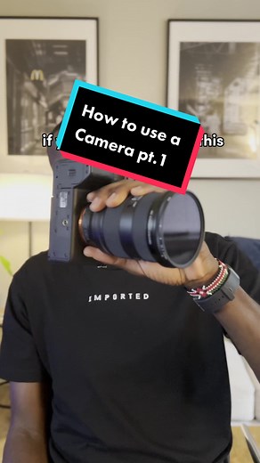 Learning how to use a camera pt1 #mirrorlesscamera #sony #fyp #trending